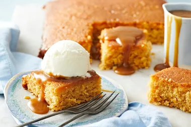 Gingerbread Pudding with Butterscotch Sauce