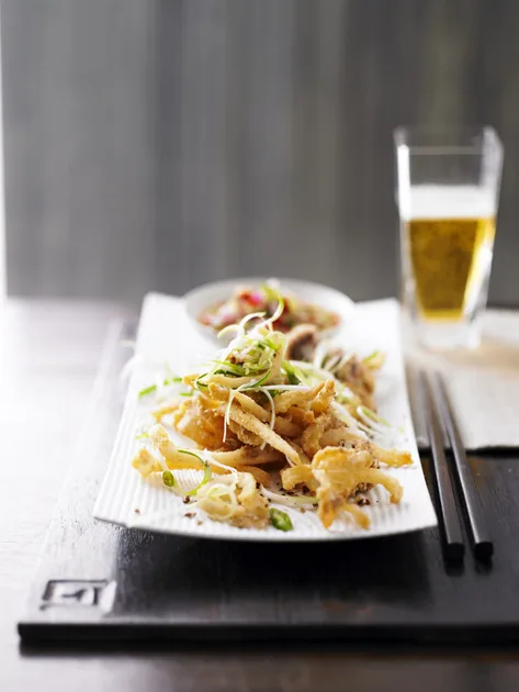 Salt &amp; pepper squid with dipping sauce Recipe | New Idea