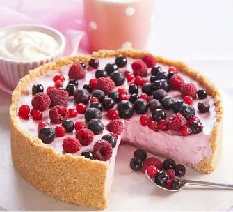 Raspberry cheesecake