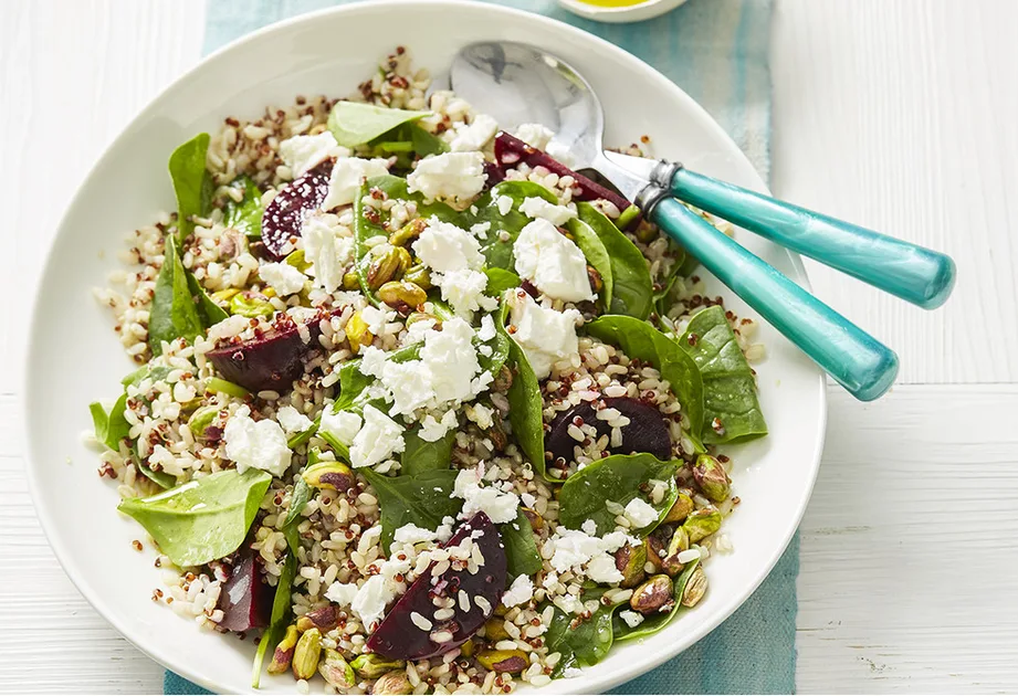 Rice and quinoa salad with beetroot Recipe | New Idea