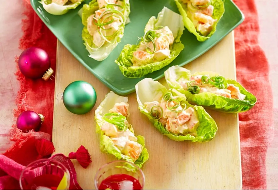 Prawn Cocktail  Lettuce Cups Recipe | New Idea