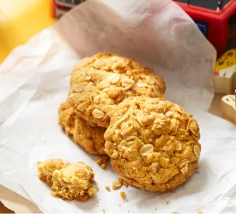 Oat cornflake cookies