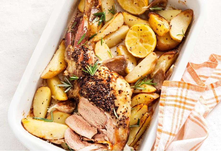 Roasted goat with rosemary & garlic Recipe | New Idea