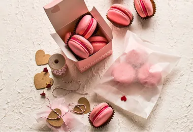 Rosewater ganache