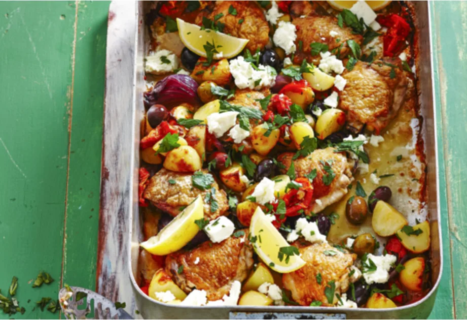 Mediterranean Chicken Bake Recipe | New Idea
