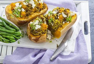 Savoury stuffed pumpkins