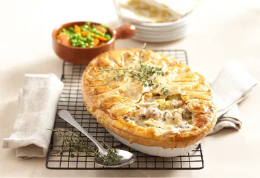 Chicken & sausage pie