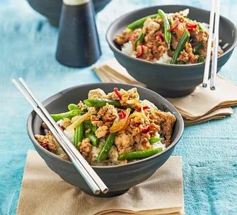 Chicken, basil & lemongrass stir-fry