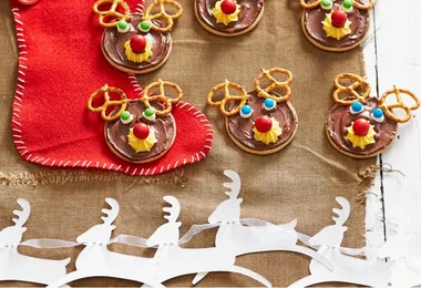 These reindeer biscuits are a favourite at Christmas time and are super easy to make