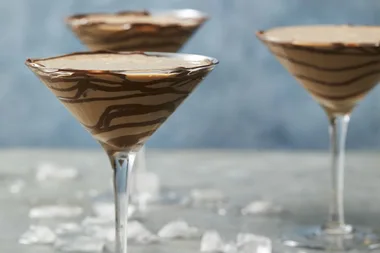 Cheers! The Coffee Nutella Vodka Martini that’s a sweet twist on a classic