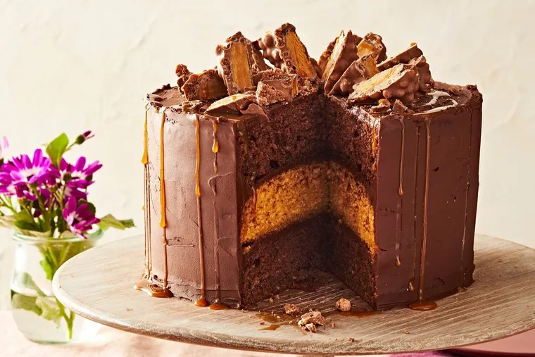 An ultra indulgent Layered Choc-Caramel Chokito Cake recipe