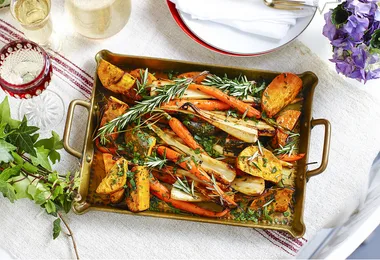 Maple roasted vegetables