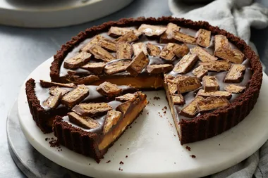 Snickers Caramel Tart
