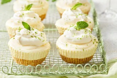 Mini Mojito Cheesecakes