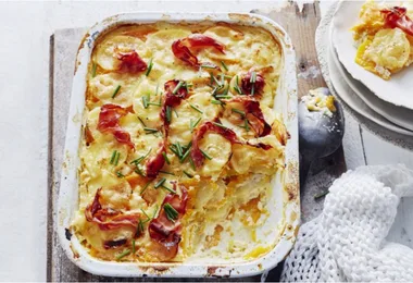 Creamy Potato and Pumpkin Bake