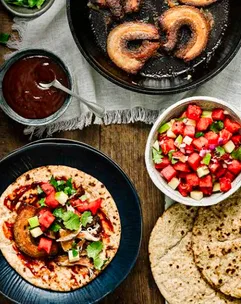 Slow Cooked Pork Belly with Watermelon Salsa