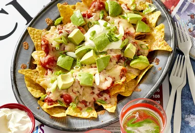 Kid-friendly vegetarian nachos
