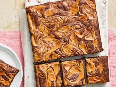 Marbled Mocha Cheesecake Brownie