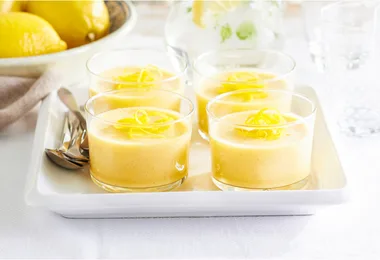 Lemon vanilla bavarois