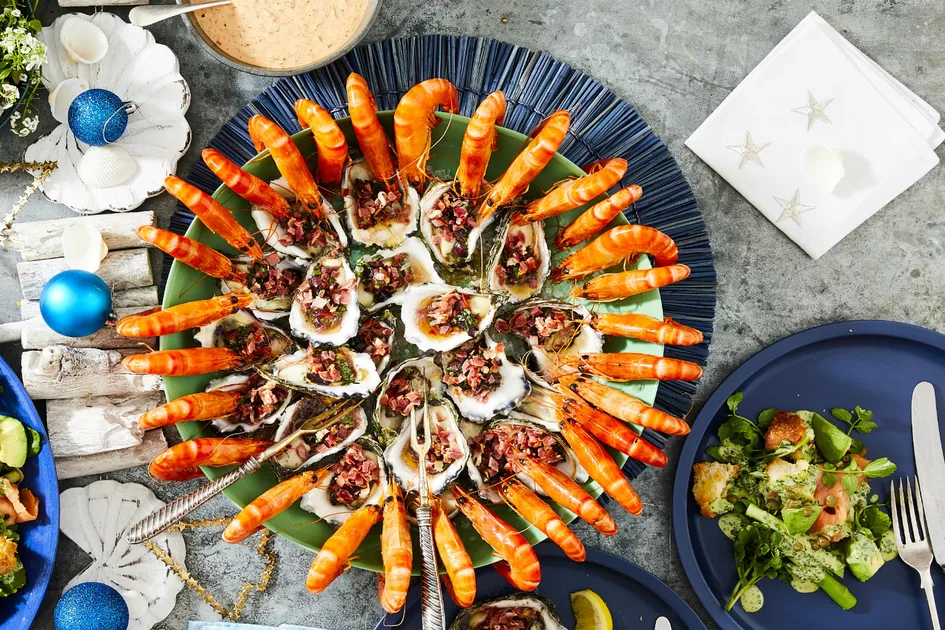 Christmas Seafood Share Platter Recipe | New Idea