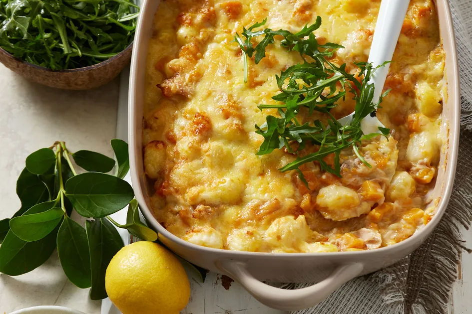 5-Ingredient Creamy Tuna Gnocchi Bake Recipe | New Idea