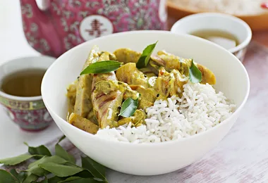 Easy pork sausage curry