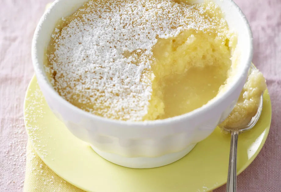 Lemon and Coconut Self-Saucing Puddings Recipe | New Idea