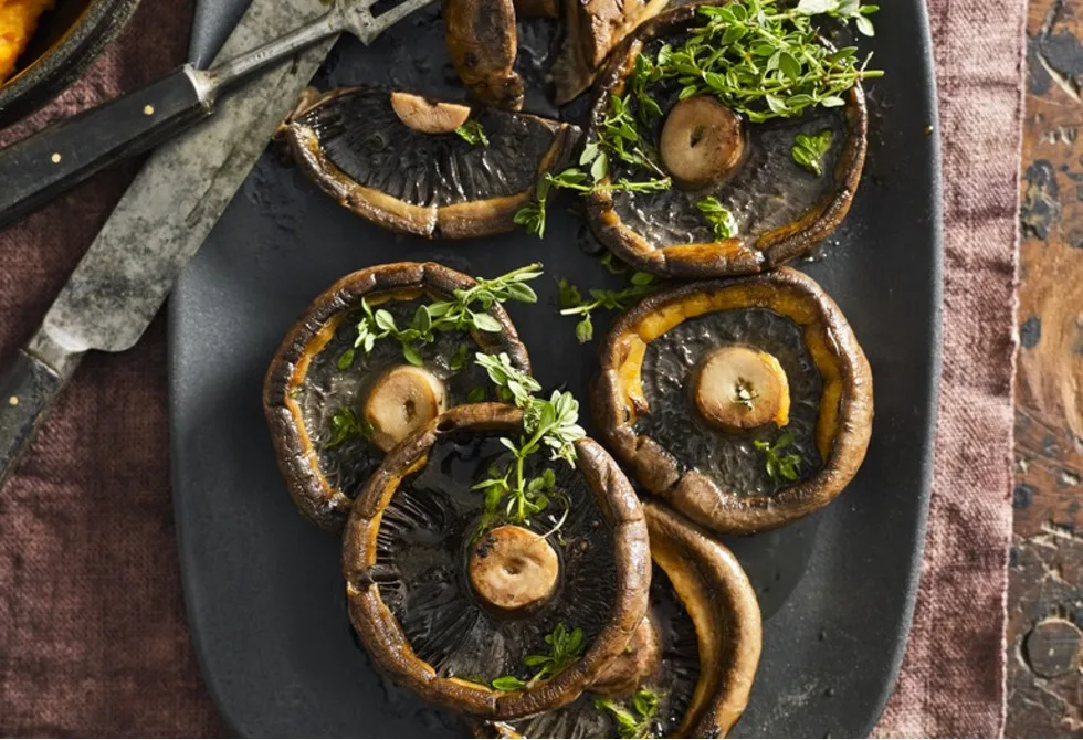 Swiss mushrooms  with thyme