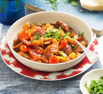 Sausage & vegetable casserole