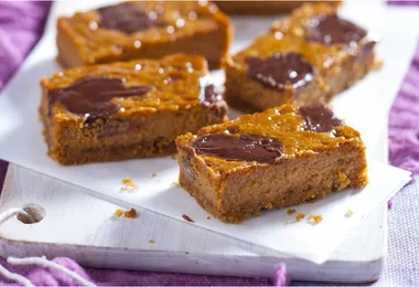 5-Ingredient Choc Caramel Slice