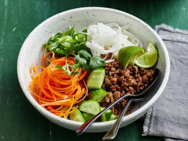 Vietnamese Caramel Pork Noodle Bowls