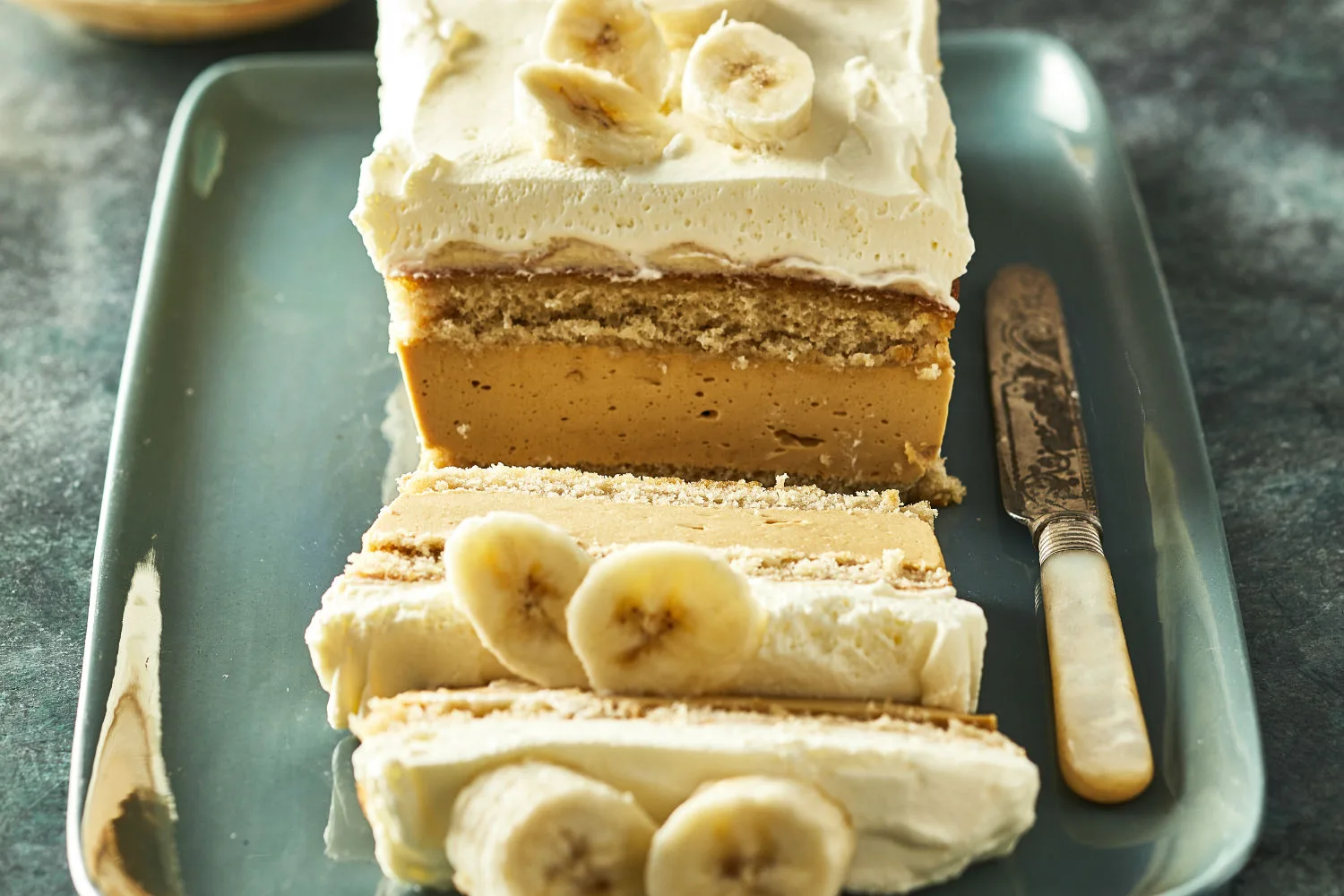 5-Ingredient Banoffee Mousse Cake