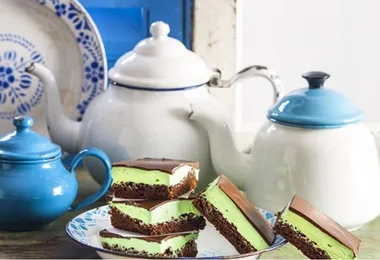 Choc Mint Slice