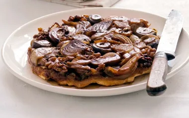 Onion, Walnut & Mushroom Tarte Tatin