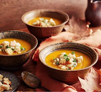 Roasted Pumpkin and Garlic Soup