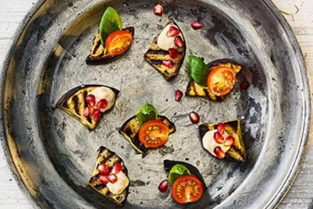 grilled-aubergine-stacks