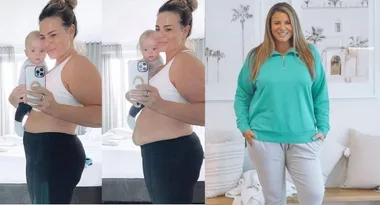 Fiona Falkiner gets raw on postpartum body struggles
