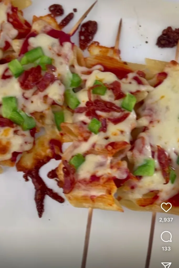pizza pasta lollipops