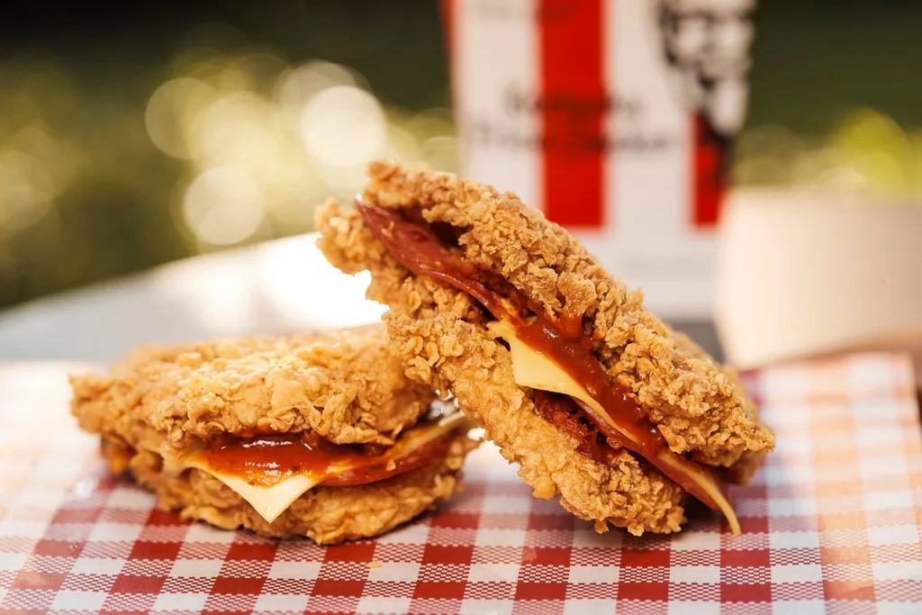 kfc pizza double