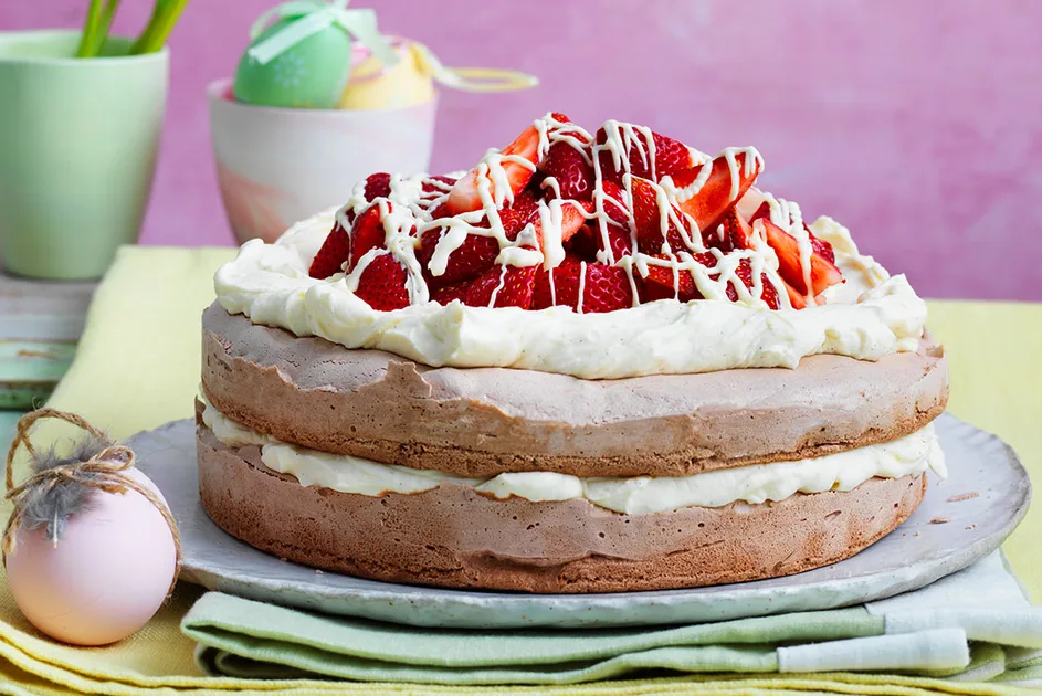 Chocolate Pavlova Torte Recipe | New Idea