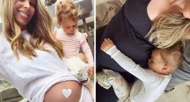 Pregnant Jen Hawkins spends precious time with daughter Frankie