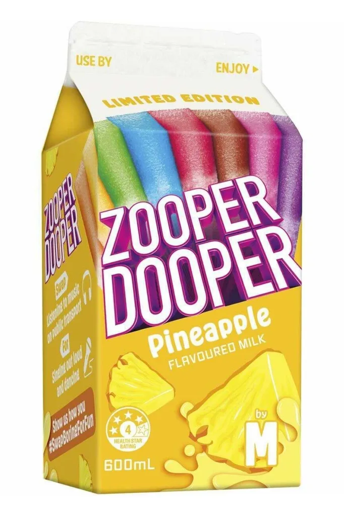 zooper dooper pineapple milk