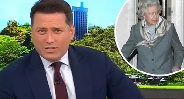 Karl Stefanovic’s cheeky joke about the Queen leaves co-stars in stitches
