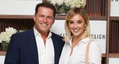 Karl Stefanovic teases wife Jasmine after awkward run-in