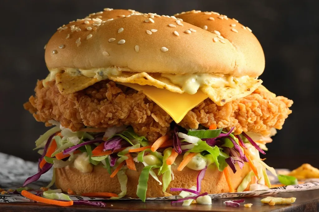 kfc zinger crunch burger