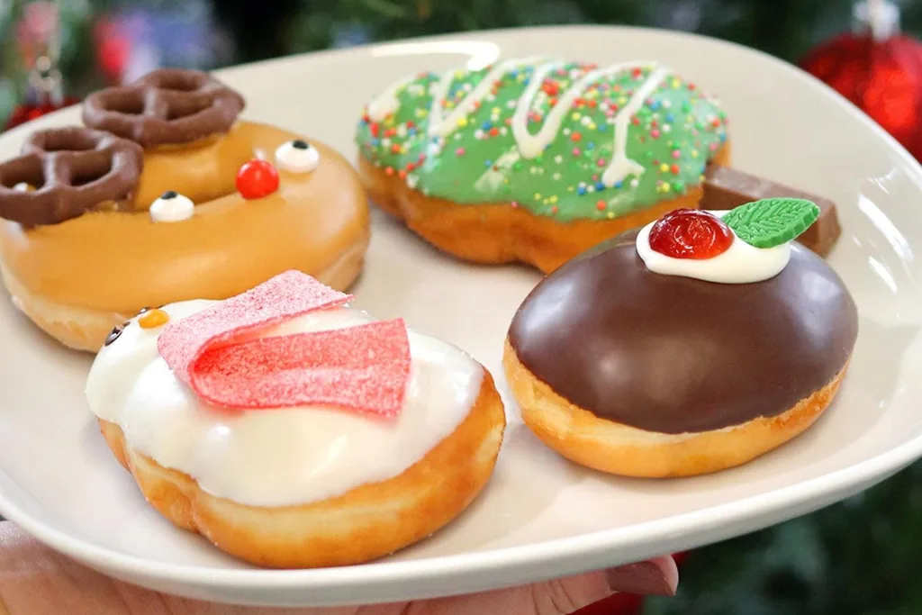krispy kreme christmas doughnuts