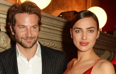 WATCH: Bradley Cooper, Irina Shayk and their baby daughter accidentally photobomb this outdoor boxing class