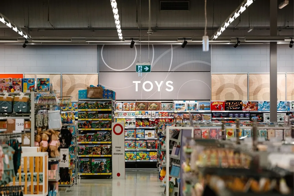 target toys section