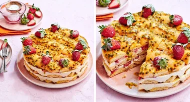 The strawberry passionfruit shortcake that will be the envy of all your friends