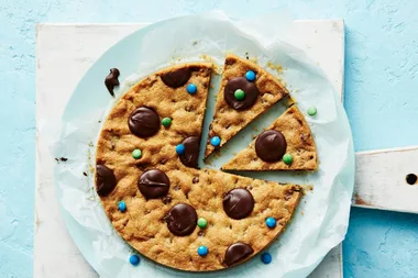 These giant air fryer choc chip cookies will have you going back for seconds